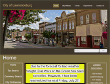 Tablet Screenshot of lawrenceburgky.org